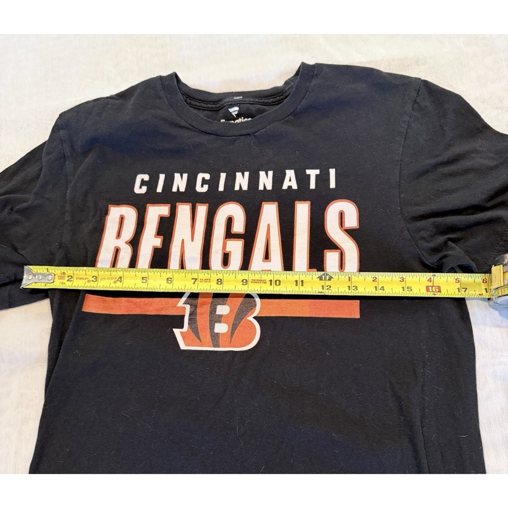 Cincinnati Bengals Women's Short Sleeve Black T-Shirt, Size Small. A4 - Picture 4 of 6
